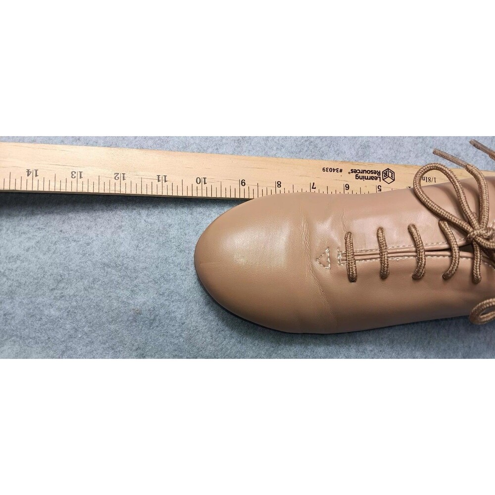 Dance Class Rhythm Tones Tap Dance Shoes Womens Size 9.5 Khaki Musical Footwear - Picture 4 of 11